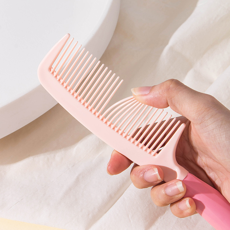 Sisir Rambut Gagang Sisir Blow Bulat Comb Silika Kelinci Tikus Bunny Mouse Lucu — 3