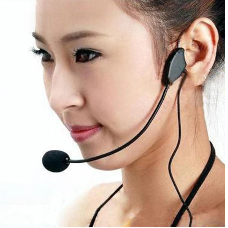 Headset Microphone Clip On Mic Bando Headworn Cable Design — 3