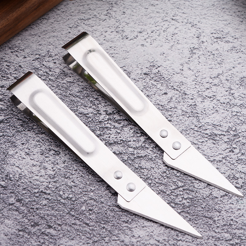 Pinset Alat Pencabut Bulu Ayam 2in1 Stainless Steel 14 cm — 7