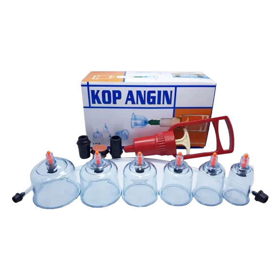 Alat Bekam Kop Angin Isi 6Pcs Terapi Klasik Pengobatan Tradisional — 6