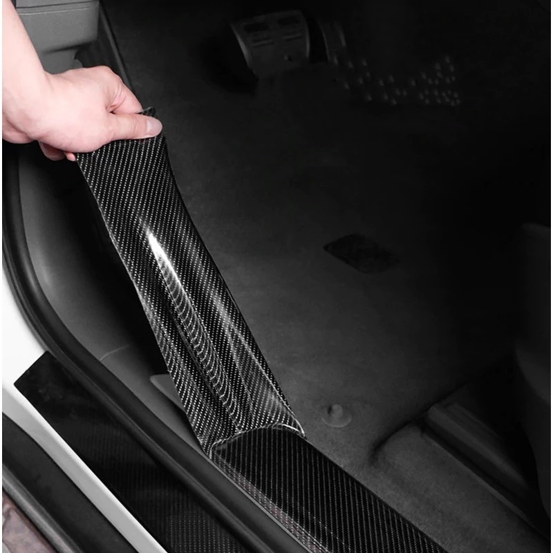 Stiker Carbon Karbon 5D Anti Lecet Sillplate Waterproof 3 cm — 7