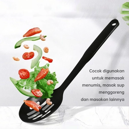 Set Perlengkapan Masak Multifungsi: Spatula, Centong, Dan Saringan — 7