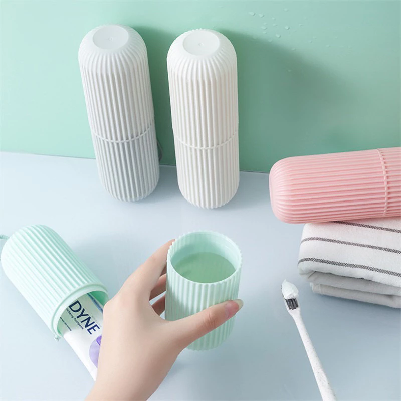 Tempat Sikat Gigi Travel Set Toothbrush Case Pastel Portable — 8