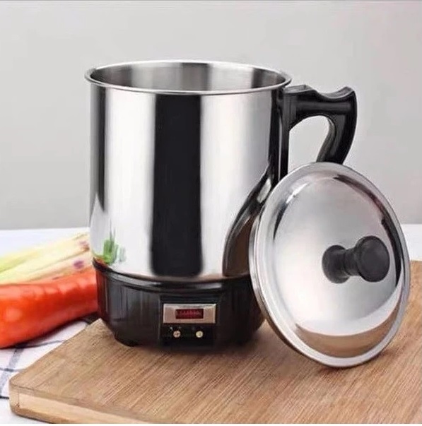 Mug Elektrik Stainless Steel Praktis dengan Daya 220W untuk Kebutuhan Sehari-hari — 3
