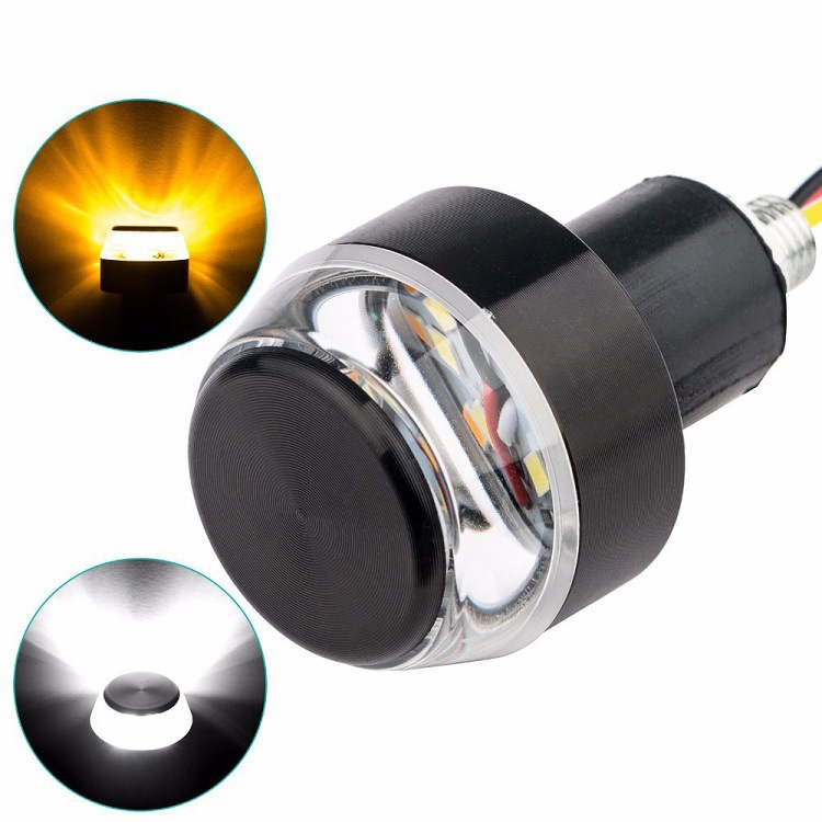 Lampu Stang Motor LED Jalu Kiri Kanan Handle 2 Mode Sen — 7