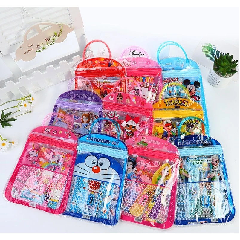 Stationery Set 6 in 1 Free Alat Tulis Beserta Bag untuk Anak Sekolah — 8