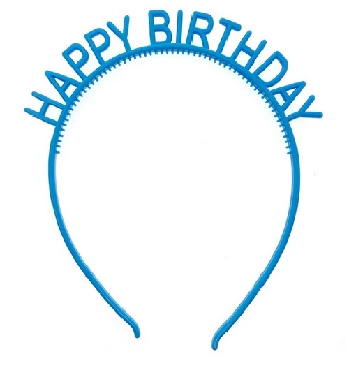 Bando Ulang Tahun Desain Happy Birthday Warna Warni Gaya Korea