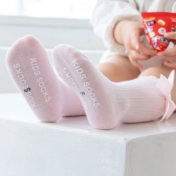 Kaos Kaki Anak Panjang Fashion Cantik Modis Model Pita Elastis — 4