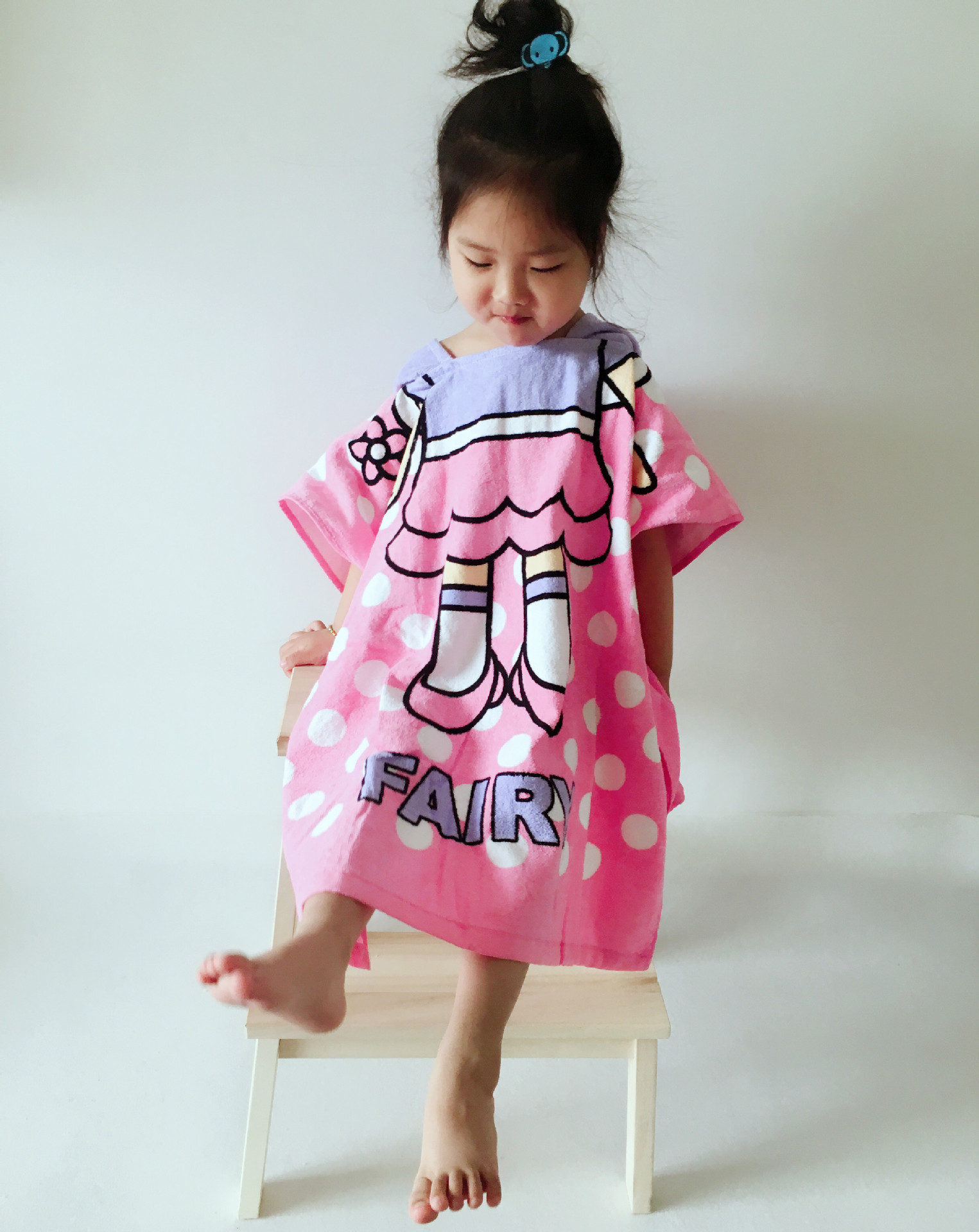 Kimono Handuk Mandi Untuk Anak Dengan Hoodie Desain Karakter Lucu — 9