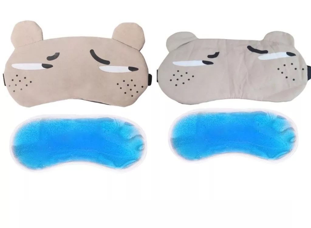 Penutup Mata Karakter Ekspresi Eye Cover Sleep Motif Boneka Lucu — 5