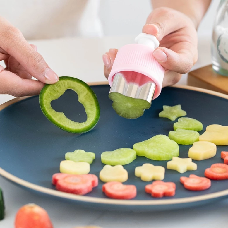 Cetakan Alat Pemotong Sayuran Buah Bekal Bento Anak Sekolah — 3