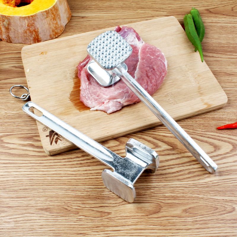 Palu Alat Gepukan Pelunak  Daging Stainless Meat Hammer Multifungsi — 8