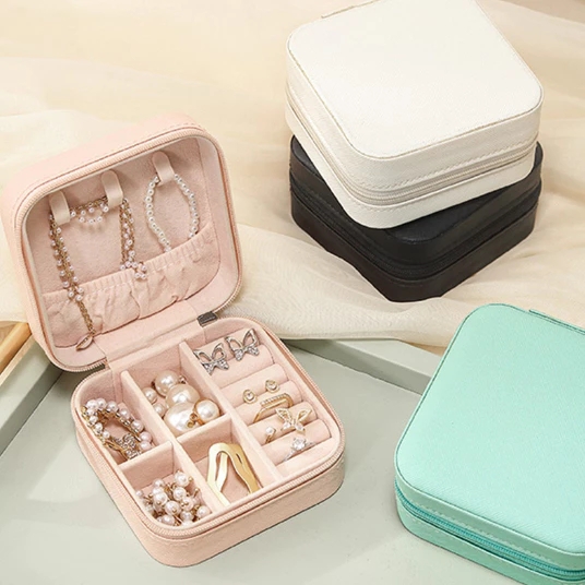 Box Penyimpanan Anting Kalung Aksesoris Perhiasan Simple Cantik Elegan — 5