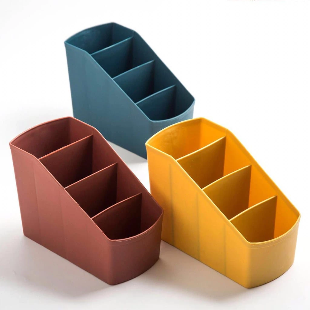 Rak Meja Organizer Storage Tempat Alat Tulis Brush Make Up Lipstick — 6