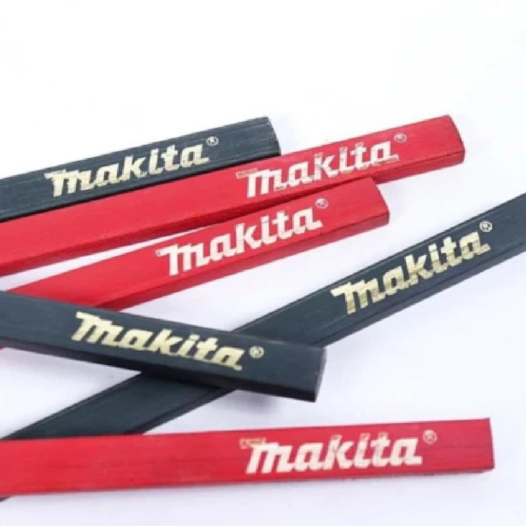 Pensil Tukang Kayu Bangunan Alat Penanda Permukaan Kasar Beton Batu — 6