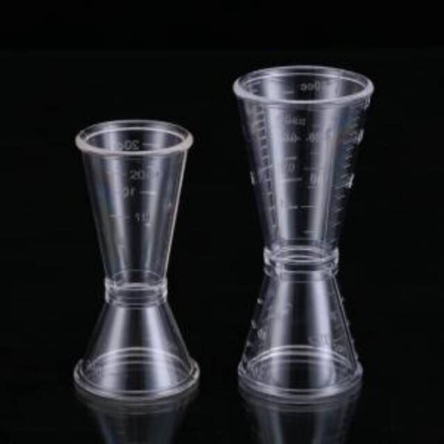 Gelas Ukur Takar Acrylic Jigger Measuring Cup Transparan — 9