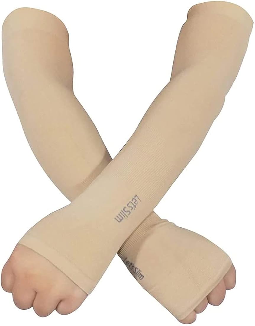 Manset Lengan Panjang Handsock Tangan Wanita Polos Pelindung UV Sinar — 4