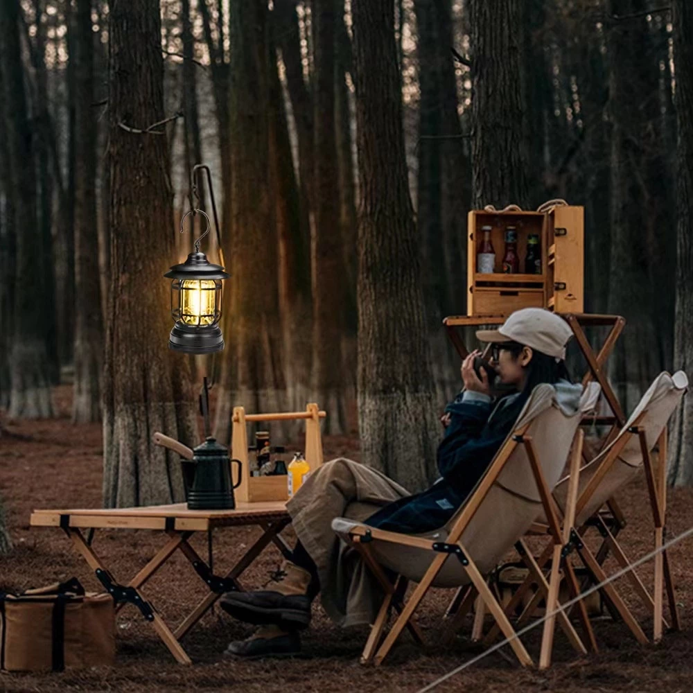 Lampu Camping Darurat Emergency Lamp Batrai Pilar Outdoor Hemat Energi — 4