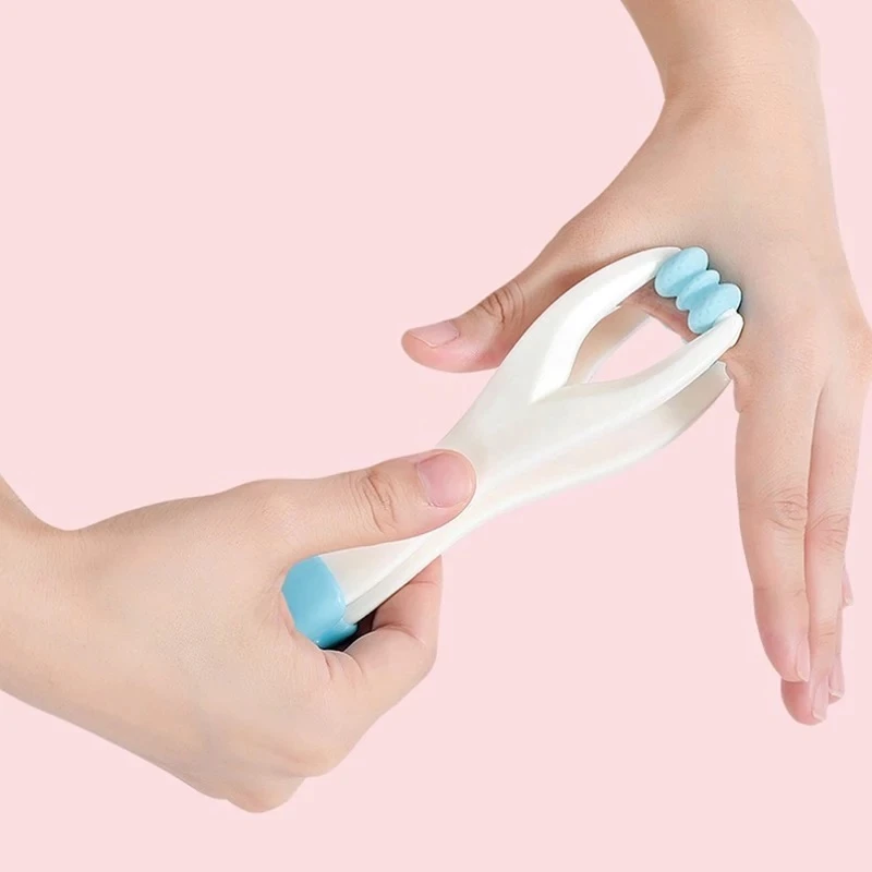 Alat Pijit Jari Tangan Kaki 2 in 1 Finger Roller Magnet Massager — 4