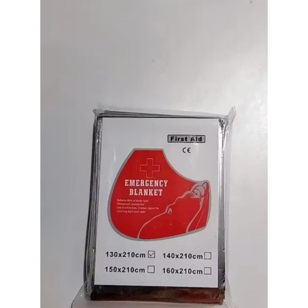 Selimut Alumunium Foil Darurat Emergency Blanket Thermal — 10