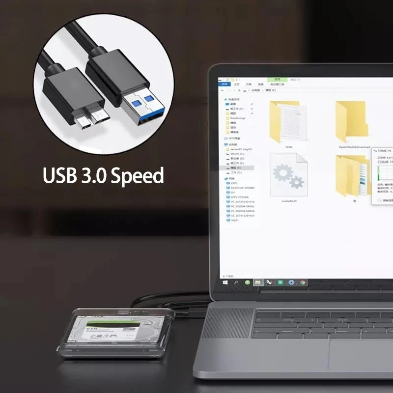 Casing Hardisk Laptop Sata External Case USB Desain Elegan Portable — 4