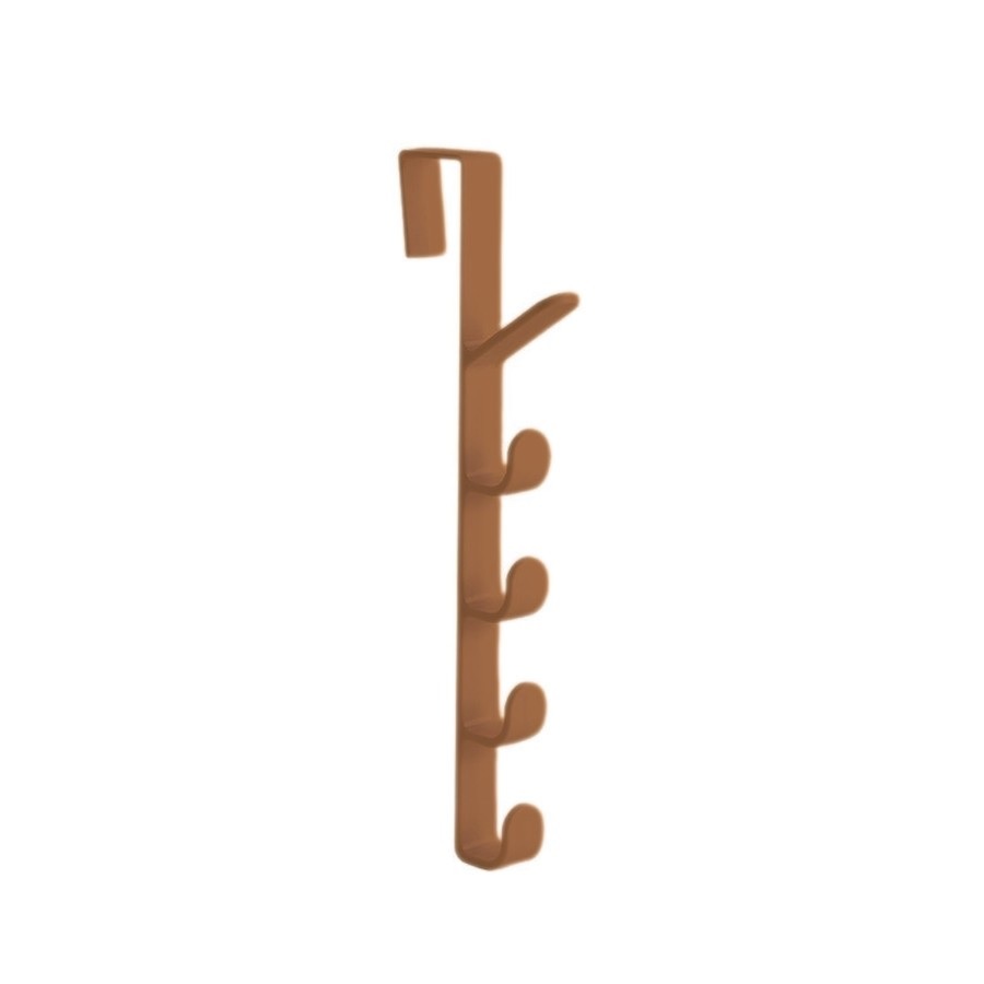 Gantungan Pakain Hook Tanpa Paku Bor 5 Kait Hanger Multifungsi — 9