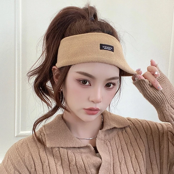 Headband Rajut Karet Fashion Model Sporty Elastis Desain Unik Olahraga — 5