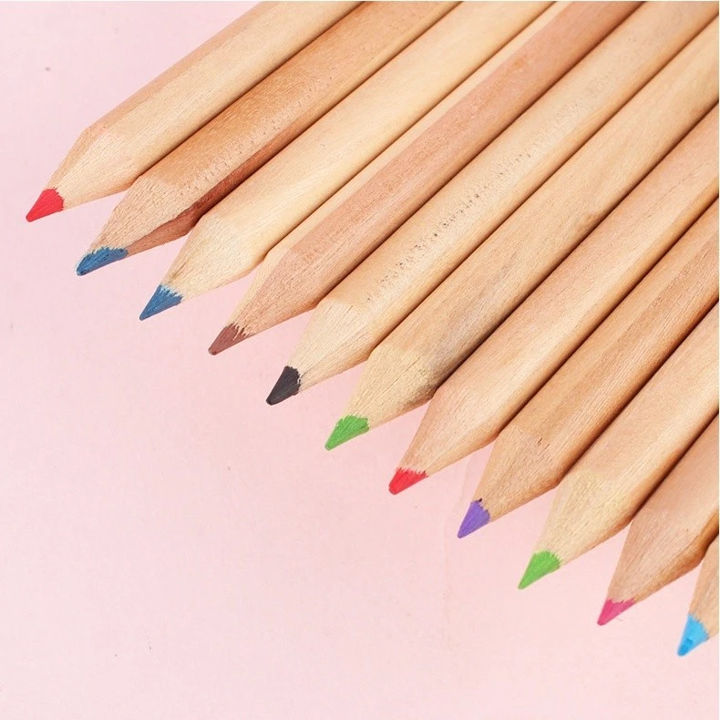 Pensil Warna & Peraut Pensil Warna 12 Pilihan Warna — 7