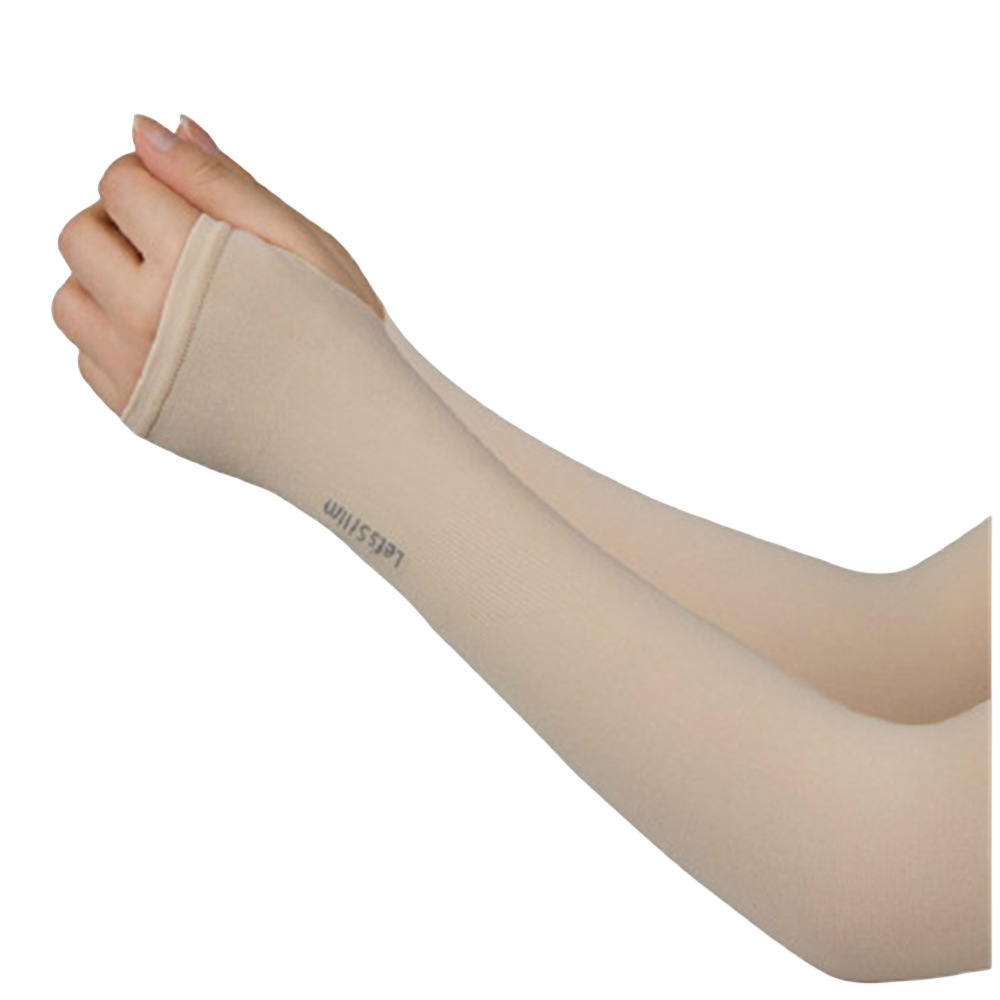 Manset Lengan Panjang Handsock Tangan Wanita Polos Pelindung UV Sinar — 3
