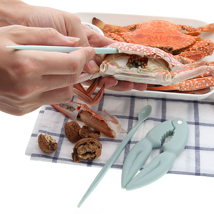 Set Tang Capit Penjepit Cangkang Kepiting Crab Cracker — 6