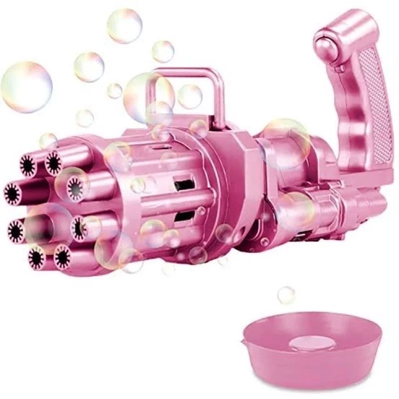 Mainan Viral Gelembung Sabun Otomatis Elektrik Bubble Gun — 5