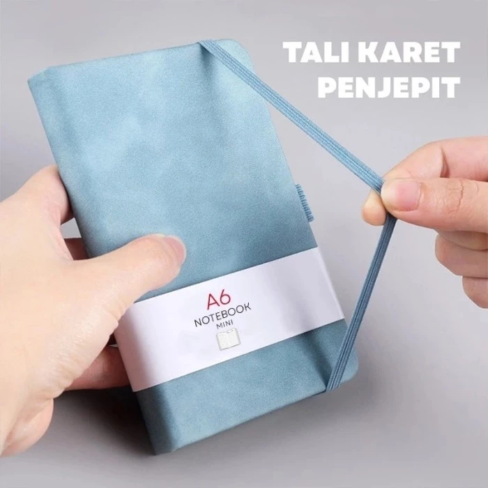 Buku Kulit Mini A6 Aesthetic Pelajar Mahasiswa Pekerja Kantoran Guru — 4