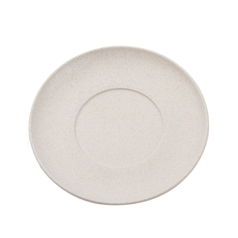 Set Piring Saji Makan Kecil Bahan Jerami Bahan Eco Friendly 15 Cm — 6