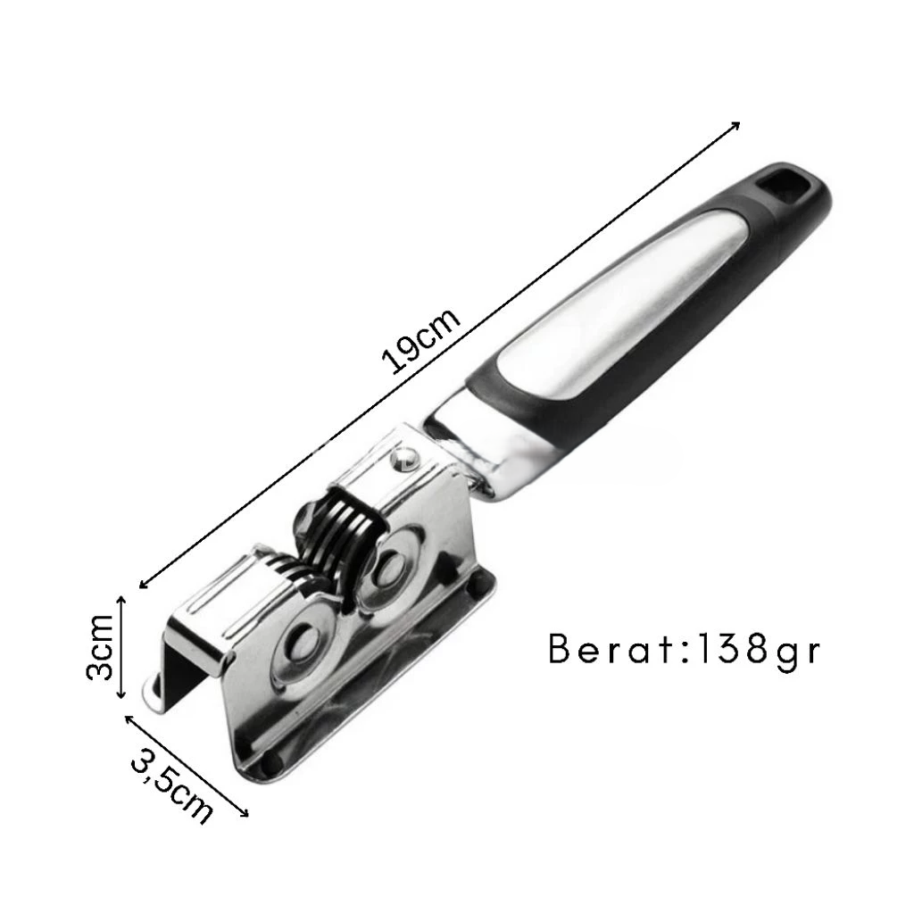 Knife Sharpener Asahan Pisau Pengasah Pisau Gunting Manual Stainless — 7