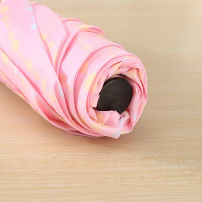 Payung Hujan Lipat Kecil Mini Lucu Motif Bunga Folding Umbrella — 7