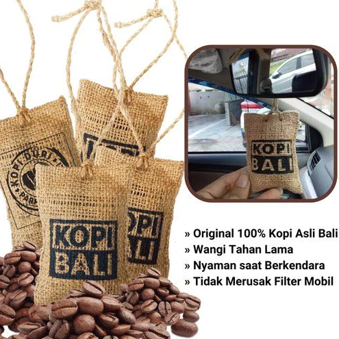 Parfum Mobil Gantung Aroma Biji Kopi Lampung Krakatau Bali Gayo — 7