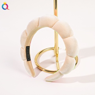 Bando Shell Busa Jumbo Fluffy Empuk Polos Bandana Cloud Style Gaya Korea