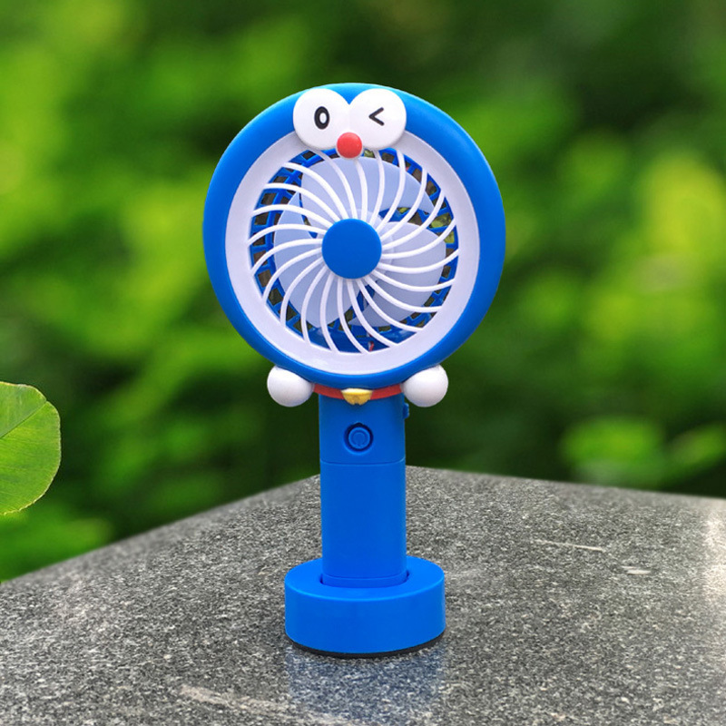 Kipas Angin Mini Portable Rechargeable Karakter Dengan Lampu Led — 6