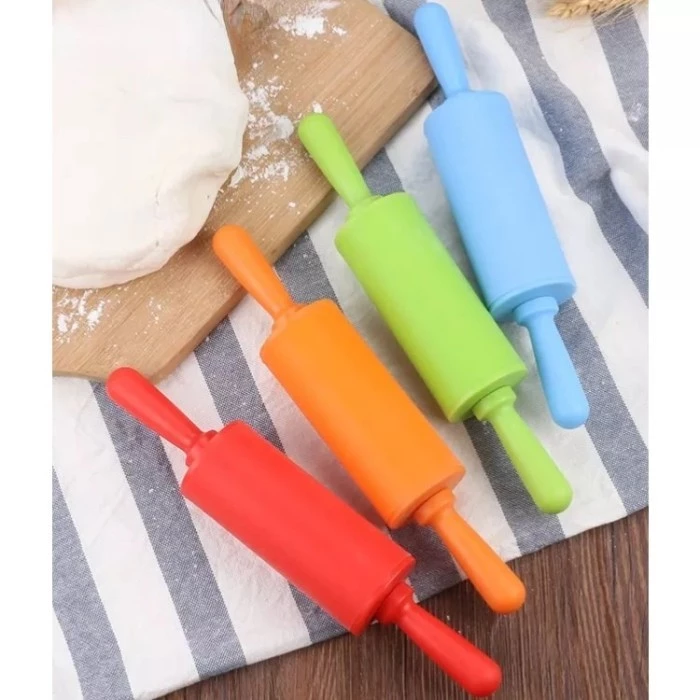Alat Penggiling Rolling Pin Plastik Adonan Roti Praktis Multifungsi — 7