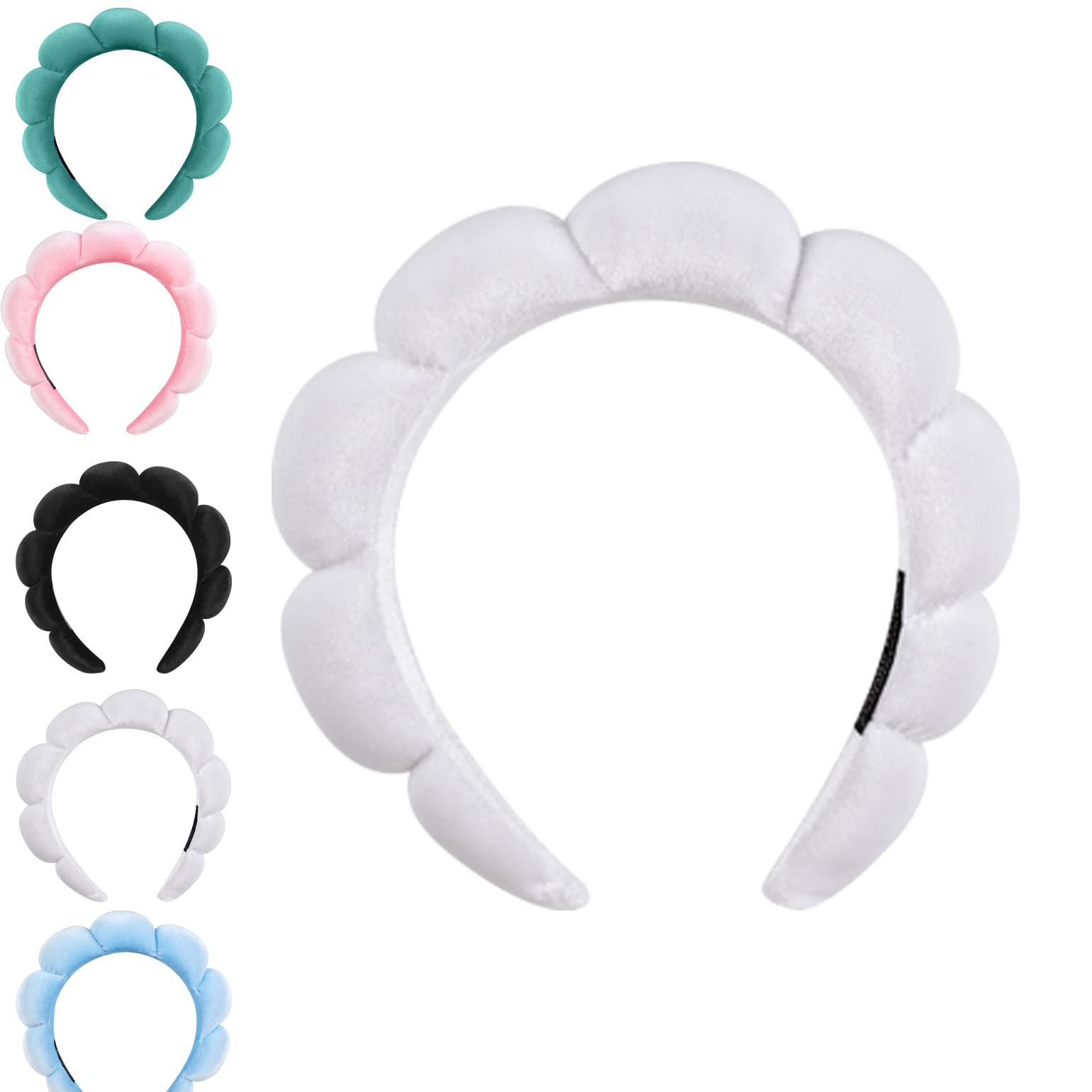 Bando Shell Busa Jumbo Fluffy Empuk Polos Bandana Cloud Style Gaya Korea — 7