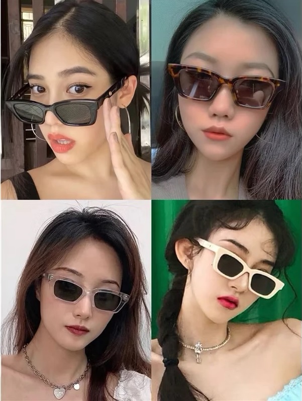 Kacamata Hitam Model Korea Fashion Style Glasses Pria Wanita Trendi — 5