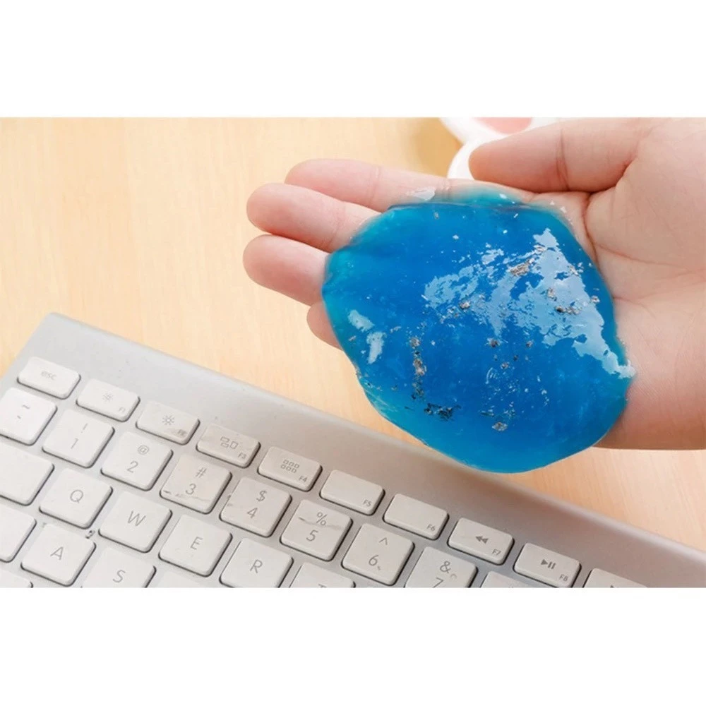 Slime Jelly Cleaner Pembersih Debu Sela Dashboard Mobil Keyboard — 2
