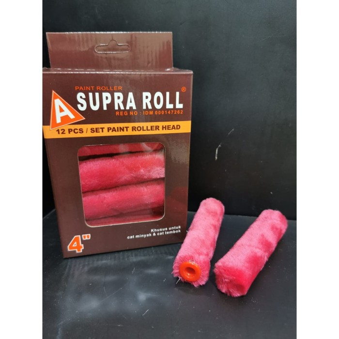 Refill Bulu Roll Kuas Cat Tembok Dinding Kapal Kecil Isi Ulang