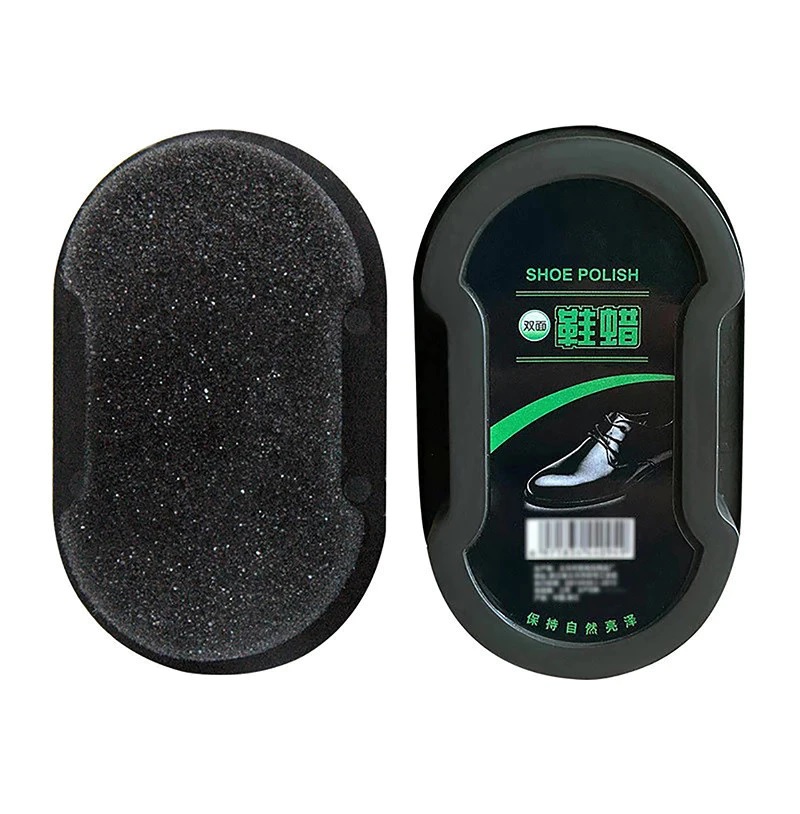 Semir Sepatu Kulit Portable Shoe cleaner Polish Sponge Brush — 4
