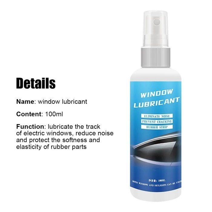 Spray Pelumas Karet Kaca Mobil Windows Lubricant 100ml — 7