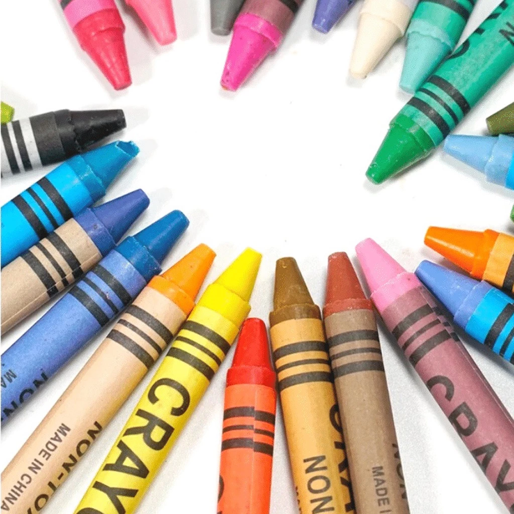Art Set Pensil Crayon Set Gambar Anak Isi 24 Warna Non Toxic — 8