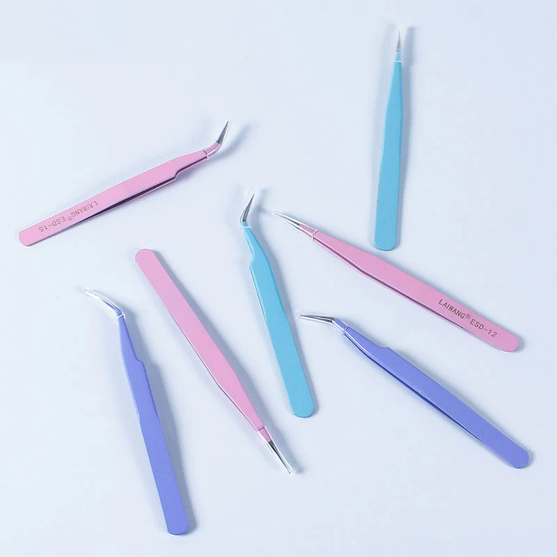Pinset Model Bengkok Lengkung Stainless Steel 10.7cm — 5