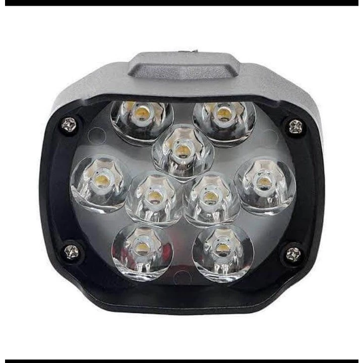 Lampu Tembak Sorot Spion Motor LED Spotlight Bulat Waterproof — 3