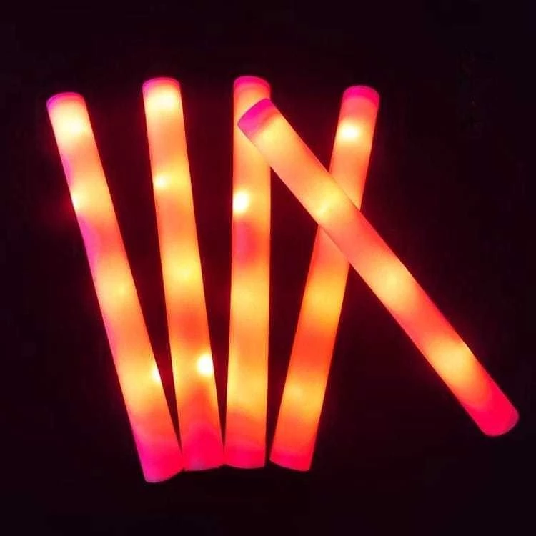 Tongkat Lightstick Foam LED Supporter Konser Festival Glow Busa Spon — 7