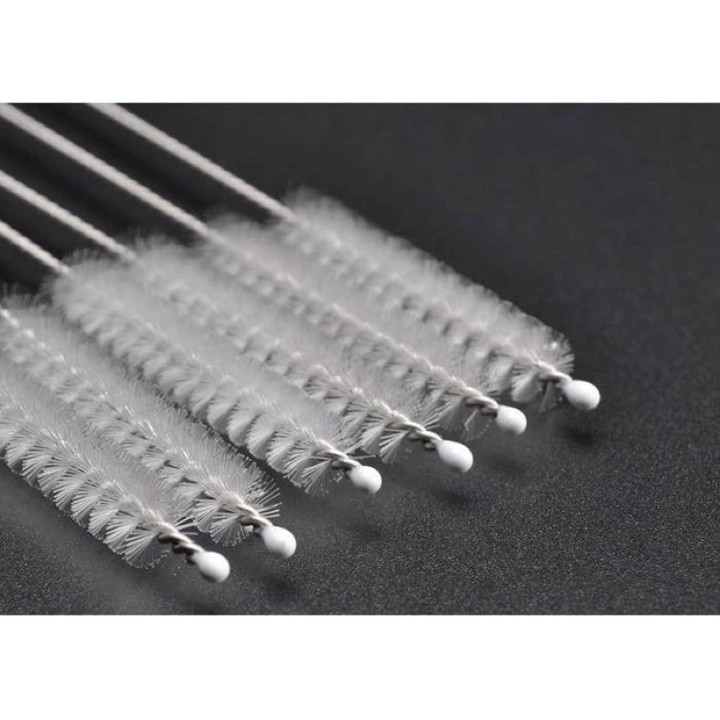Sikat Sedotan Stainless Steel Kecil Lembut Pembersih Sudut Lekukan — 4